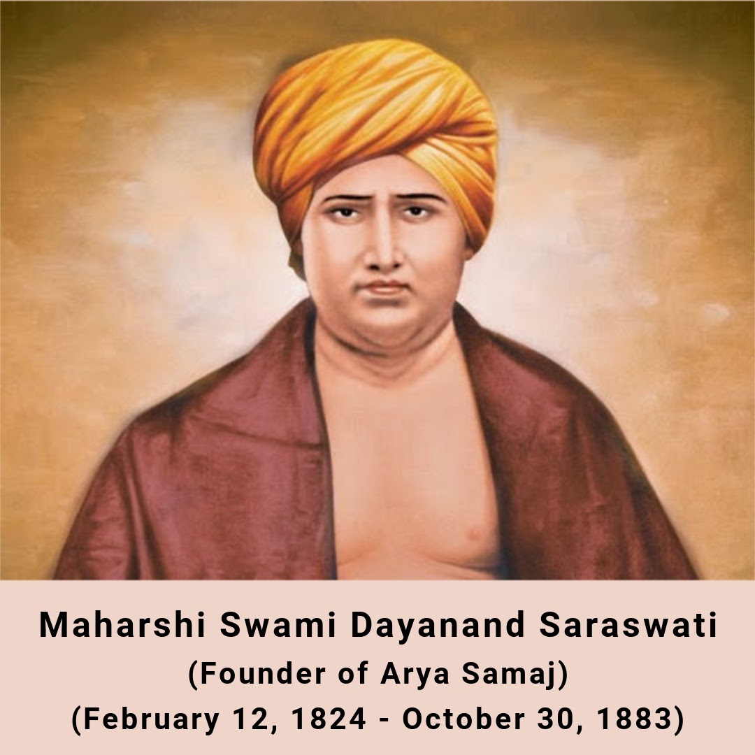 Maharshi Swami Dayanand Saraswati – Arya Samaj